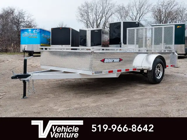 2025 WEBER LANE 6X12 ALUMINUM UTILITY in Cargo & Utility Trailers in Oakville / Halton Region - Image 2
