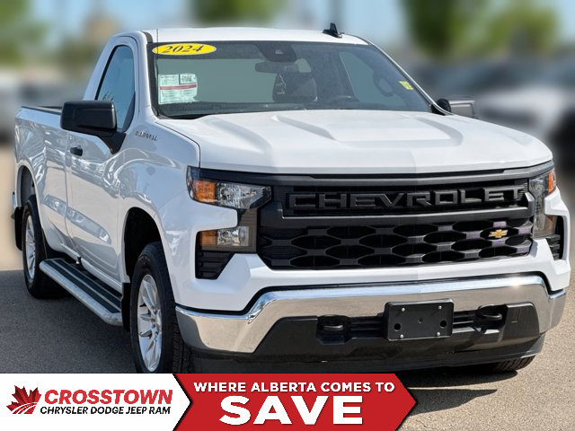 2024 Chevrolet Silverado 1500 Work Truck | V8 | One Owner in Cars & Trucks in Edmonton