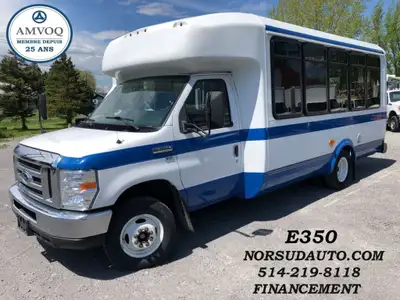 184777KM ,Air climatisé, 2017 FORD E350 AUTOBUS 21995$, Financement disponible / Financing available...