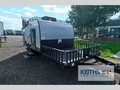 Coachmen V-Trec folding pop-up camper V4 highlights: Front Cargo Deck Rear Entry w/Pop-Top Roof Outd...