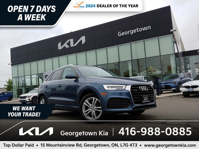 2016 Audi Q3 Technik 2.0L AWD | SUNROOF | NAV | HTD SEATS in Cars & Trucks in Oakville / Halton Region