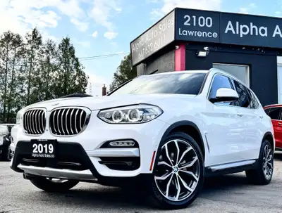 2019 BMW X3 xDrive30i|PREM PCKG ENHANCD|ADV DRIVING ASST|HUD|360