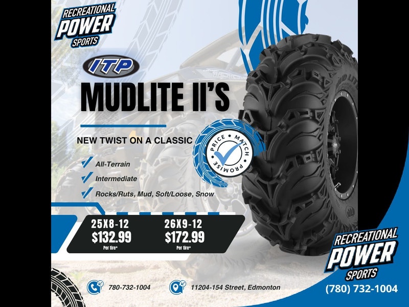 2024 Mudlite II ATV Quad Tires Available IN STOCK ATVs Edmonton