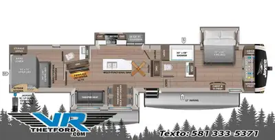 VR Thetford 2025 JAYCO Eagle Fifth Wheels 360DBOK Contactez nos conseillers par téléphone courriel o...