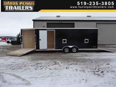 HURON PERTH TRAILERS BLOW OUT SALE!!!! 2023 ATC 7x22+6 Aluminum Snowmobile Trailer 7ft Wide x 22ft L...