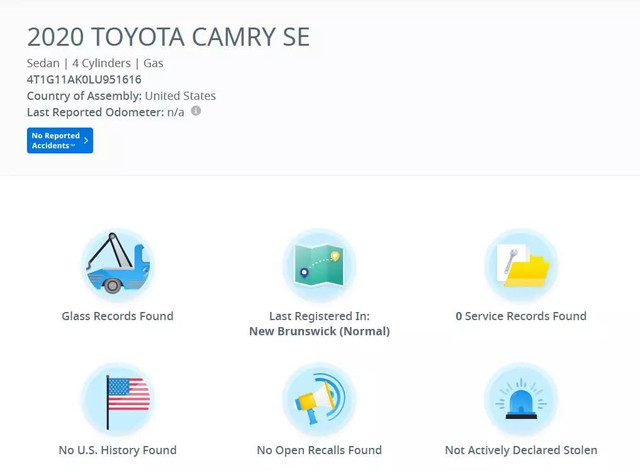 2020 TOYOTA Camry SE in Cars & Trucks in City of Montréal - Image 3