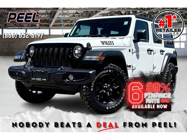 2023 Jeep Wrangler Willys 4Dr | Cold Weather | Alpine | 4X4 in Cars & Trucks in Mississauga / Peel Region