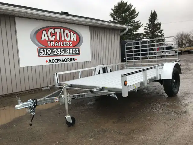 2025 STIRLING UTILITY 6X10 OPEN SIDED UTILITY in Cargo & Utility Trailers in Barrie - Image 4