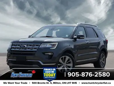 RUGGED MEETS REFINED IN THIS FULLY LOADED SUV!!! 2018 FORD EXPLORER LIMITED 4X4 Powered By A 3.5L En...