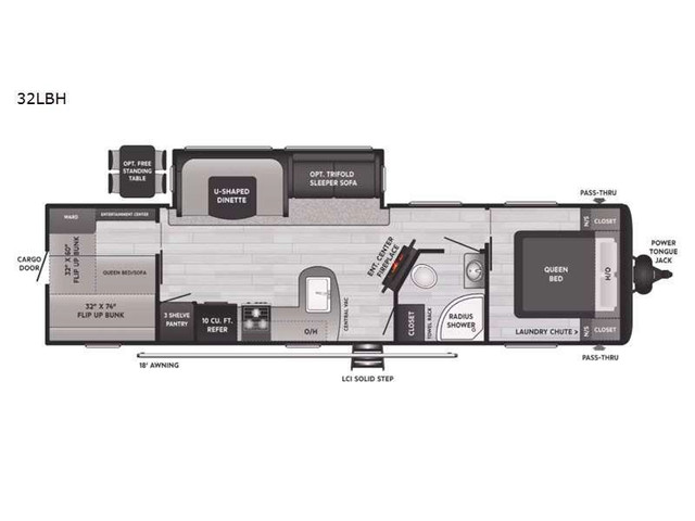 2022 Keystone RV Hideout 32LBH in Travel Trailers & Campers in Strathcona County - Image 2
