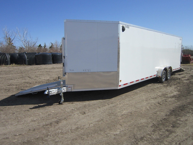 2023 ALCOM XPRESS7X24ES-IF+2 Enclosed Snowmobile Trailer in Cargo & Utility Trailers in Prince Albert - Image 2
