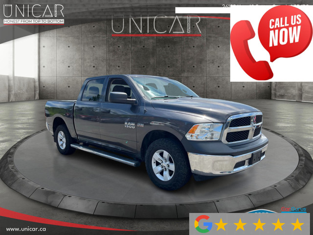 2017 Ram 1500 No Accidents HEMI V8 Crew Cab 140.5" ST Backup Cam in Cars & Trucks in Markham / York Region