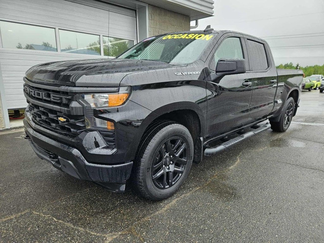 2024 CHEVROLET Silverado 1500 CUSTOM, 4X4, CREW CAB, BOITE DE 6. in Cars & Trucks in Shawinigan