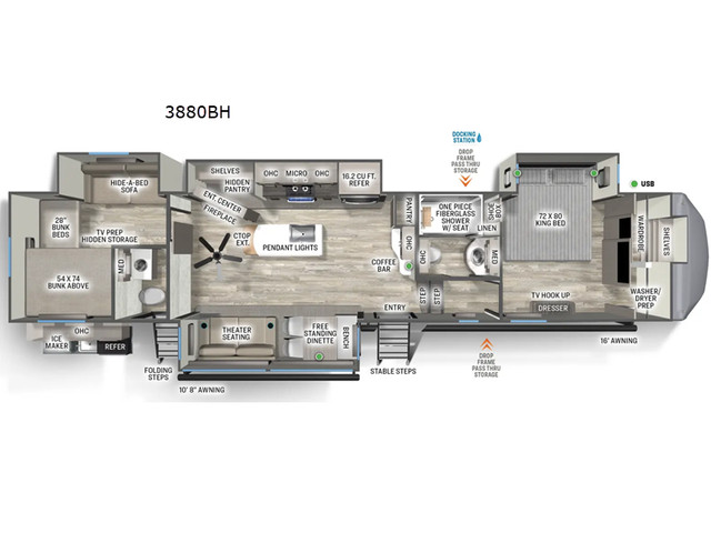 2025 Forest River RV Sierra 3880BH in Travel Trailers & Campers in Calgary - Image 2