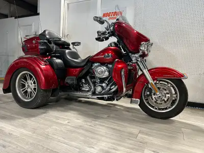 2013 Tri Glide, Hi-Flow Pipes, Road Tech GPS, LED Headlights And Tail Lights, Chrome Rear Bumper, HD...