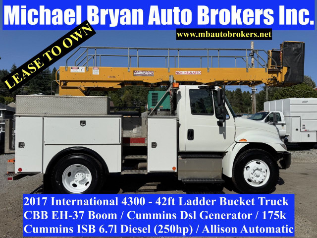 2017 International 4300 - 42FT LADDER BUCKET TRUCK *CUMMINS DIES in Heavy Trucks in Burnaby/New Westminster