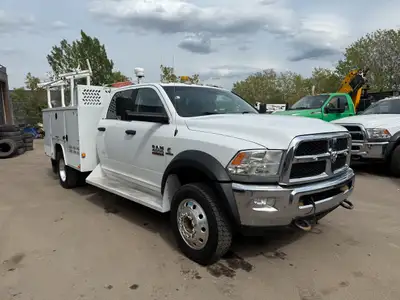 2014 Ram 4500 SLT Service Truck 6.7L Cummins Diesel Engine 4x4 Automatic Transmission Crew Cab SLT P...