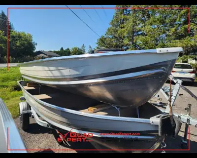 12-Foot Smoker Craft Canadian Utility Boat Beige Enjoy years of worry-free reliability and value wit...