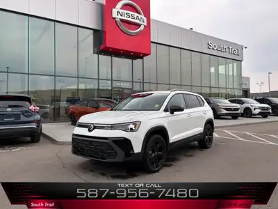 2025 VOLKSWAGEN TAOS COMFORTLINE BLACK EDITION | 4MOTION | ACCIDENT FREE CARFAX | ONE OWNER | REMOTE...