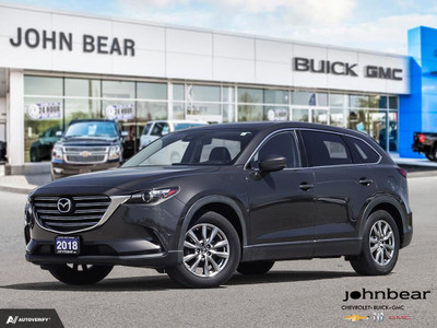2018 Mazda CX-9 GS-L! WELL- MAINTAINED! TWO SETS OF TIRES