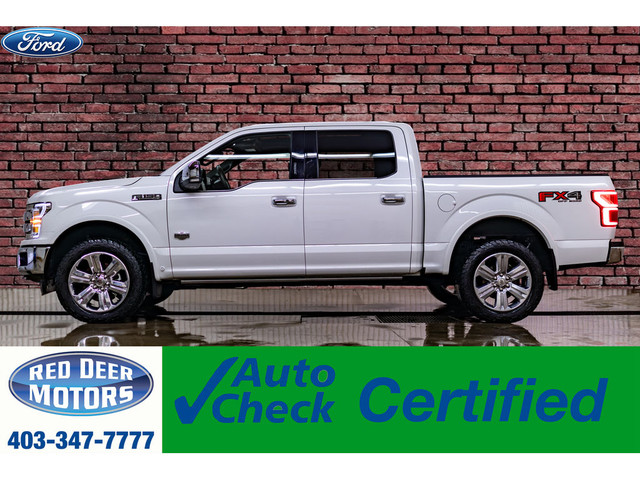 2020 Ford F-150 4x4 Super Crew King Ranch Leather Roof Nav BCam in Cars & Trucks in Red Deer