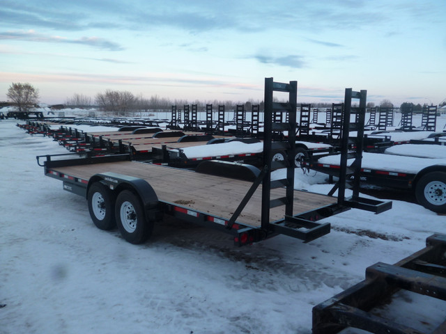 2024 SWS 18' H.D. Car Hauler w/ Stand Up Ramps (2) 7K Axles in Heavy Equipment in Edmonton - Image 3