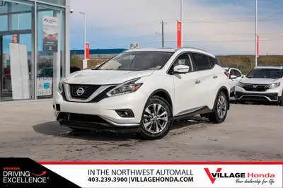 WAS: $21697 NOW: $20697 plus taxes and licensing feesUsed 2018 Nissan Murano SL SUV in White with Ta...