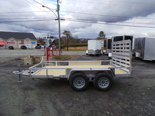 2023 QSA ALUMINUM 82X12' TANDEM AXLE UTILITY TRAILERS in Cargo & Utility Trailers in Fredericton - Image 3