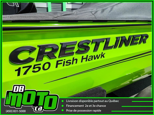 2023 Crestliner FISH HAWK 1750 WT ** aucun frais cache ** in Powerboats & Motorboats in Lanaudière - Image 4