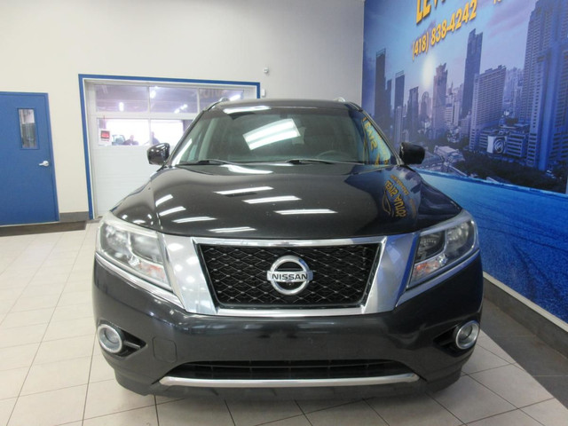 NISSAN PATHFINDER 2016 SL AWD 7 PASSAGERS CUIR NOIT / TOIT / GPS in Cars & Trucks in Lévis - Image 4