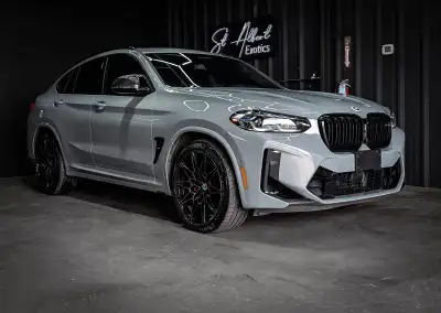 Presenting the 2023 BMW X4 M Competition — Sold by St. Albert Exotics Safety Features Blind Spot Mon...