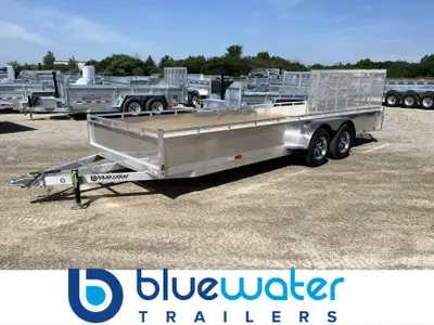 Canadian Mennonite Built Tandem Axle Aluminum Utility Trailer is $6,860.00 ! Ord: E1438-3597 - Ser:...