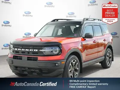 Recent Arrival! Odometer is 25100 kilometers below market average! Chili Pepper Red 2023 Ford Bronco...