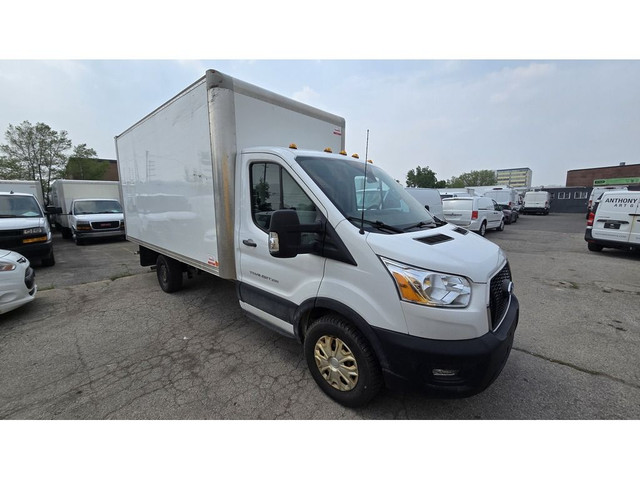 2021 Ford Transit Cargo Van 14Ft Box - Single Rear Wheel Cube Va in Cars & Trucks in City of Toronto - Image 2