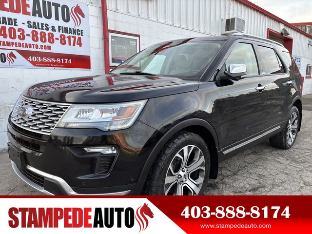 2018 Ford Explorer Platinum | 4WD | 6 PASSENGER | 3.5L ECOBOOST  in Cars & Trucks in Calgary