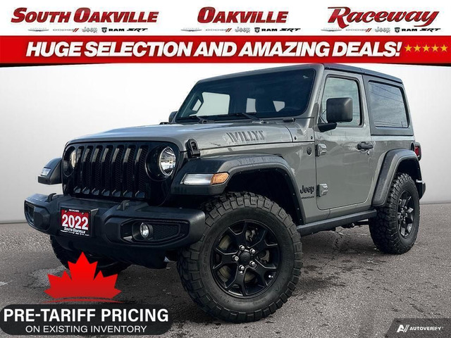 2022 Jeep Wrangler WILLYS SPORT | CARPLAY | BACKUP CAM | 1 OWNER in Cars & Trucks in Oakville / Halton Region