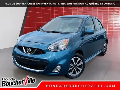 La Micra SV 2018 est la finition intermédiaire bien équilibrée : moteur 1,6 L fiable, confort avec c...