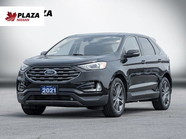 2021 Ford Edge Titanium | One Owner | Top Of the Line | Leather in Cars & Trucks in Hamilton