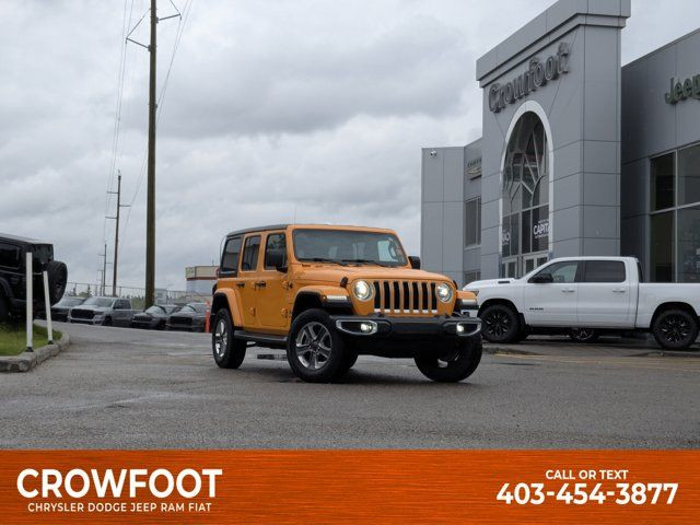 2021 Jeep Wrangler Unlimited Sahara-Leather-LED & Cold Weather in Cars & Trucks in Calgary