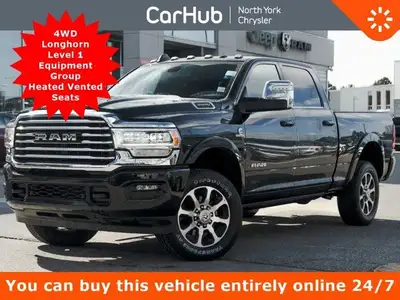 Only 168 Kilometers! This Ram 3500 is ready for adventure! It boasts a Intercooled Turbo Diesel I-6...