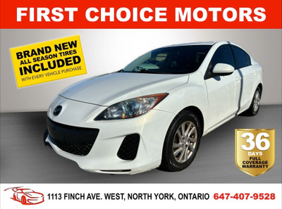 2012 MAZDA MAZDA3 GS SKYACTIV ~AUTOMATIC, FULLY CERTIFIED WITH W
