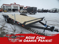 2024 Canada Trailers 7x18ft Flat Deck Trailer