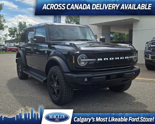 2025 Ford Bronco OUTER BANKS | BLACK APP PKG | 360 CAM | G.O.A.T in Cars & Trucks in Calgary