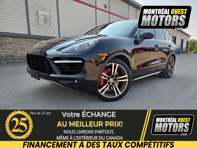 2013 Porsche Cayenne Turbo / 500HP / AWD Noir sur Noir in Cars & Trucks in West Island - Image 3