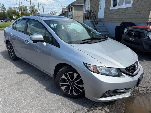2014 Honda Civic Sedan PUSH TO START / SUN ROOF / GREAT ON GAS  in Cars & Trucks in Ottawa - Image 3