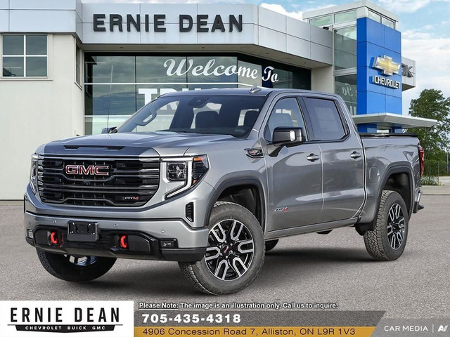 2025 GMC Sierra 1500 AT4 3.0L DIESEL // SUNROOF // TECHNOLOGY... in Cars & Trucks in Barrie