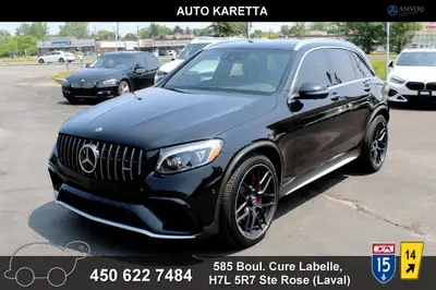 2019 MERCEDES-BENZ GLC 63S AMG, 4MATIC, 143.272 KM, JAMAIS ACCIDENTE: • 4.0L / 8 CYLINDRES / TURBO /...