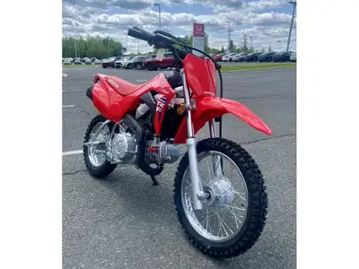 2025 Honda CRF110F Introducing the 2025 Honda CRF110F! This sleek, red beauty is perfect for young r...
