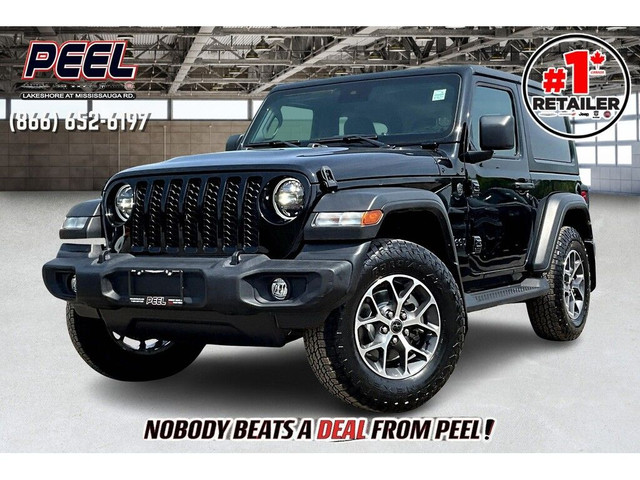 2024 Jeep Wrangler SportS 2 Dr | 12\" Screen | CarPlay | Tow Pkg in Cars & Trucks in Mississauga / Peel Region