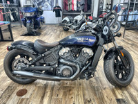 2021 INDIAN MOTORCYCLE SCOUT BOBBER ABS ICON: $105 BW!